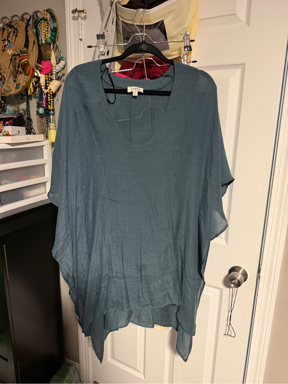 Umgee Teal Lightweight Flowy Tunic